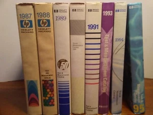 HP / Agilent Catalogs 1987 1988 1989 1990 1991 1993 1994 1995 - Picture 1 of 69