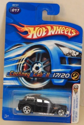 Cockney Cab II London Taxi Hot Wheels 2005-017 First Editions Realistix - Image 1 of 4