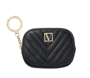 VICTORIA'S SECRET THE VICTORIA ESSENTIAL POUCH - ZIP LOGO - BLACK LILY ONE SIZE - Bild 1 von 3