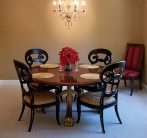 Century Furniture Consulate Collection the Hortense Round Dining Table 599-306 - Picture 1 of 9