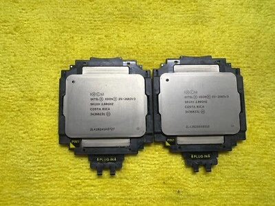 Intel Xeon E5-2683 V3 2.00GHz 14-Core  CPU Processor SR1XH MATCHING PAIR Matched - Image 1 of 2