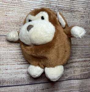 Nat & Jules Demdaco Brown Monkey Plush Stuffed Animal 4” Mini Soft Beanie Toy - Picture 1 of 3