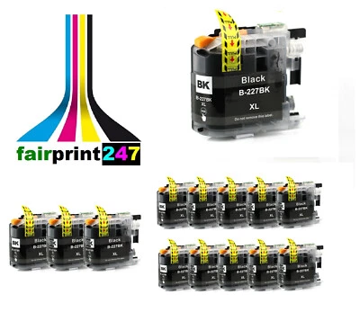 XXL Patrone für Brother ersetzt LC227XL BK hohe Füllmenge ! 30ml ! kein original - Bild 1 von 4