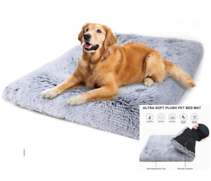 BOÎTE OUVERTE Dog Bed Crate Pad lits lavables pour grands et moyens petits chiots 35" X 23"