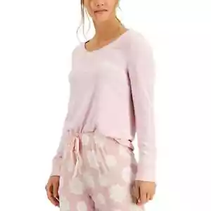 Pijama Henley acanalada CHARTER CLUB rosa calcárea XL - Imagen 1 de 6