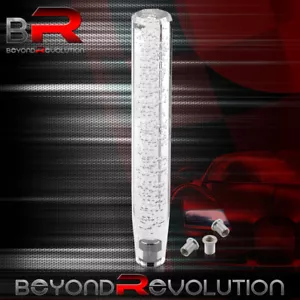 300mm 12" Shift Knob 12X1.25mm Manual Transmission Shifter Clear Crystal Bubble - Picture 1 of 3