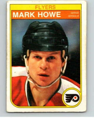 1982-83 O-Pee-Chee #252 Mark Howe  RC Rookie Philadelphia Flyers V58808 - Image 1 of 2