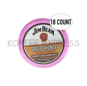 Jim Beam Spiced Honey Single Serve, 18 tazas, compatible con Keurig 2.0 - Imagen 1 de 1