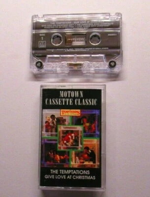 HOLIDAY TEMPTATIONS GIVE LOVE AT CHRISTMAS MOTOWN CASSETTE TAPE 1980 EXCELLENT - Image 1 of 3