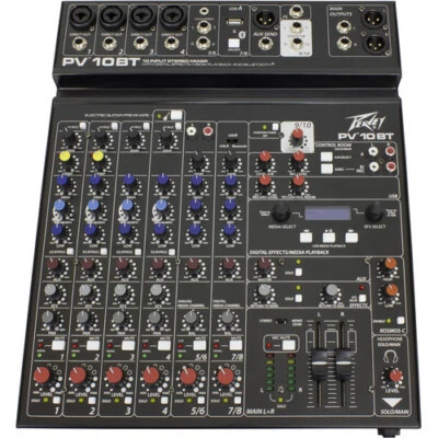 Peavey PV 10 BT Mixing Console with Bluetooth - Image 1 of 2
