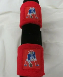 NFL Official New England Patriots Athletic Armbands With Old School Logo - Picture 1 of 1