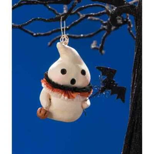 Michelle Allen Bethany Lowe Designs Halloween Little Boo Murciélago Adorno Mini Fantasma - Imagen 1 de 1