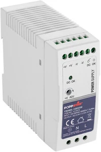 Poppstar 12V Ultra-Slim Din Rail Netzteil Hutschiene 40W (12 V DC 3,33A 40 Watt) - Bild 1 von 6