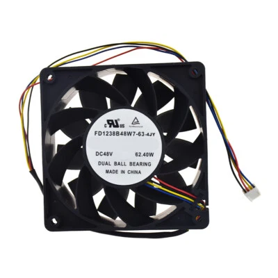 For COOLTRON FD1238B48W7-63-4JY DC48V 62.40W 120*120*38mm Cooling fan 4pin - Image 1 of 3