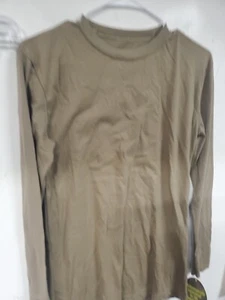 Duke Athletic Products Military Long Sleeve Shirt Coyote Brown Mens Size Small - Picture 1 of 4