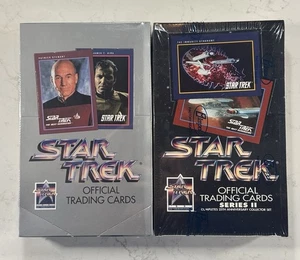 Vintage Star Trek Trading Cards Factory Sealed 1991 Impel Wax Box Series 1 & 2 - Picture 1 of 5