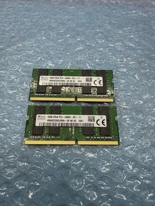 SK Hynix 32GB (2x16GB) DDR4 2666 MHz SODIMM Memory RAM Kit - HMA82GS6JJR8N-VK - Afbeelding 1 van 1