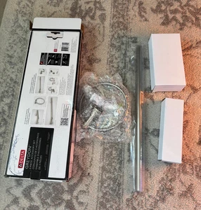 Delta Greydon Juego de 3 piezas de herrajes de baño níquel cepillado GDN63-DN 18" toallero - Imagen 1 de 7