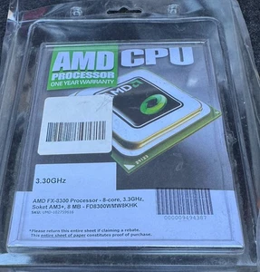 AMD FX-8300 3.30 GHz 8 Core Socket AM3+ 95W FD8300WMW8KHK Processor (NEW) - Picture 1 of 2