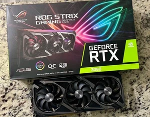 ASUS ROG Strix GeForce RTX 3060-O12G-V2-Gaming GPU Graphics Card - Bild 1 von 8