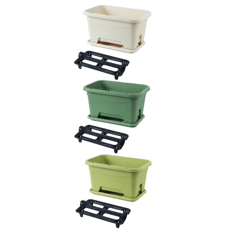 Flower Box Patio Planting Tool Versatile W/ Removable Tray Flower Planter Flower - Image 1 of 1
