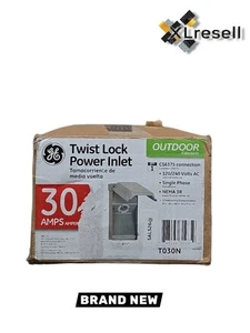 GE T030N 30A L14-30 120/240VAC NEMA 3R Twist-Lock Generatore Presa di Alimentazione - Foto 1 di 9