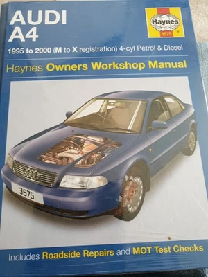NEW - Haynes Manual 3575 - Audi A4, 1995 to 2000, petrol & diesel - Image 1 of 3