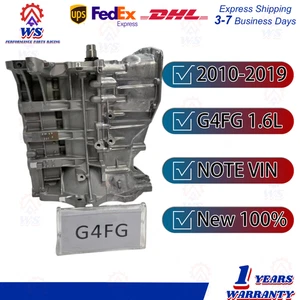 Short Block Engine Assembly For Kia Seltos Hyundai Accent G4FG 1.6L 10-19 DOHC - Picture 1 of 7