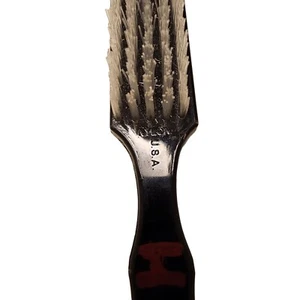 #7670 Vintage H&H Nylon Pocket Purse Hair Brush 6 inch - Picture 1 of 7
