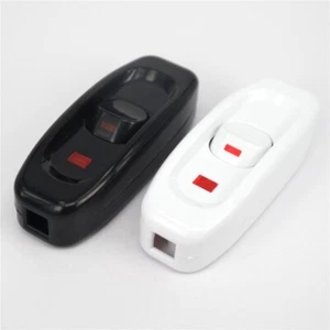 10A 240V Inline On/Off Rocker Switch for Table Lamp Desk Light Cable Push-button - Picture 1 of 13
