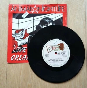 ANIMAL NIGHTLIFE - LOVE IS JUST THE GREAT PRETENDER (VG CONDITION 7" VINYL) - Picture 1 of 1