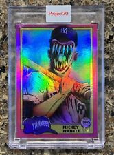 MICKEY MANTLE - Topps Project70 RAINBOW FOIL REFRACTOR 23/70 - RARE MINT GEM SSP