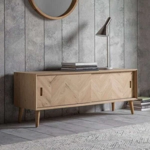 Gallery Direct Milano Oak Media Unit - Picture 1 of 4