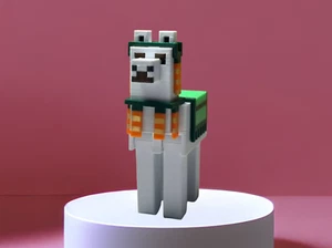 Gelenkiges Minecraft Lama, Flexi Spielzeug, 3D gedruckt - Bild 1 von 53