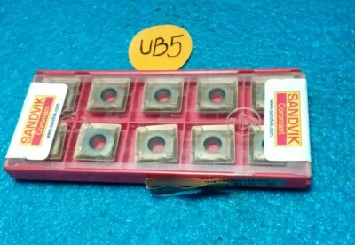 SANDVIK   490R-140408M-PM  1020   CARBIDE INSERTS  10 PCS - Image 1 of 4