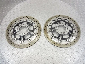 2007 Hyosung GT650 GT650R Front Left Right Brake Rotor Disc Pair - Picture 1 of 10