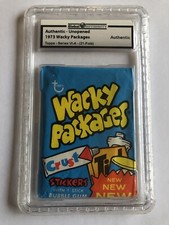 wacky packages 6th series unopened pack Gai authentic