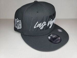 Las Vegas Raiders New Era 2022 NFL Draft 9FIFTY Snapback Adjustable Hat Black 