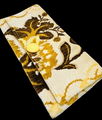 Cahoots Vintage Fabric Clutch Bag Purse Banana Yellow and Brown NEW Condition - Image 1 of 4