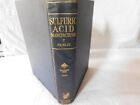 Vintage 'Sulphuric Acid Manufacture Book-Andrew Fairlie 1936 1st Edition 