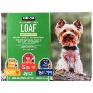 Kirkland Signature Loaf Wet Dog Food, Variety Pack, 3.5 Ounce (Pack of 45) - Picture 1 of 5