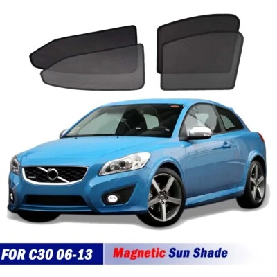Parasoles magnéticos para Volvo C30 533 06-13 ventanas delanteras traseras persianas Foto 1 de 4