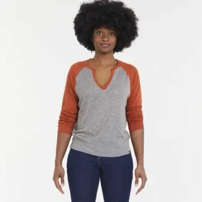 Prana Cozy Up Sweet Breeze Top Womens XL Fireside Block Activewear Style 2045551 - Image 1 of 4