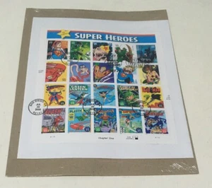 DC Comics Super Heroes US Stamps Full Pane 2005 SEALED - Picture 1 of 1