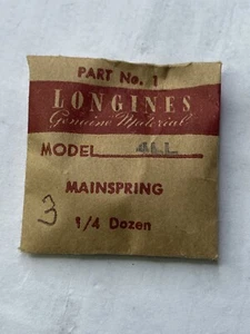 3x lot Longines 4LL Part #770 Mainspring. Sealed. New Old Stock. (3 parts) - Picture 1 of 3