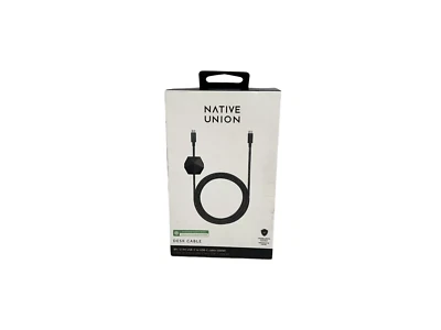 Native Union - 8' Desk Cable Fast Charging Type C to Type C - COSMOS - NEW - Image 1 of 2