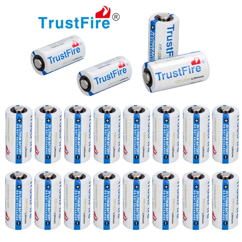 20pcs CR123A 123A 85177 EXP 2035 Batteries Battery 1400mAh Cell 3.0V For Camera - Image 1 of 4