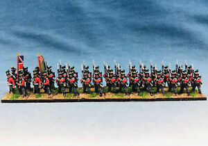 15mm Napoleonic WGS Painted British 24TH REGT 2ND WARWICKSHIRE (32 figures) NBA3