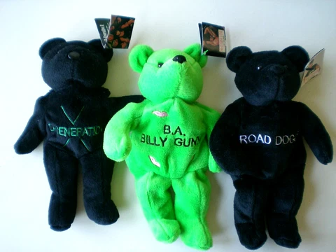 WWF Attitude Bears B.A. Billy Gunn, Road Dogg Jesse James & D-Generation X 1999 Cover
