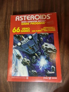 Atari 2600 Asteroides + Caja de Impresión MUY TEMPRANA NUEVO SELLADO DE FÁBRICA CX2649 BONITA caja - Imagen 1 de 9
